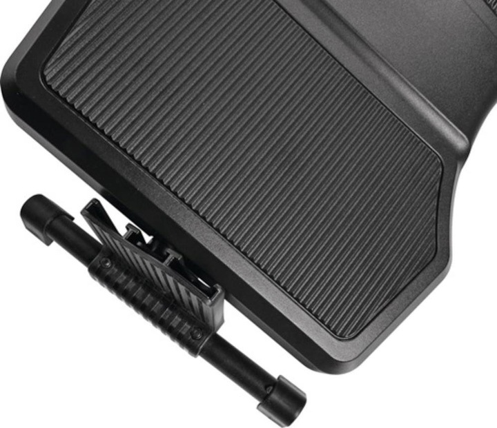Immagine prodotto Twinco Poggiapiedi nero W420/495xD300/305xH155 mm Regolazione in altezza a 3 pieghe 95/125/155 mm