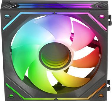 Produktbild Mars Gaming Ventilateur Boitier Mf-Linkfinity RGB 12cm (Noir) (120 mm, 1 x)
