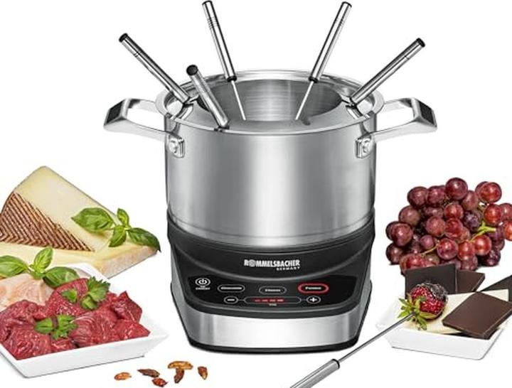 Immagine prodotto Rommelsbacher All-in-One 20.F 1200 (Fondue al cioccolato, Fondue di formaggio, Fondue Chinoise, Fonduta Bourguignonne)