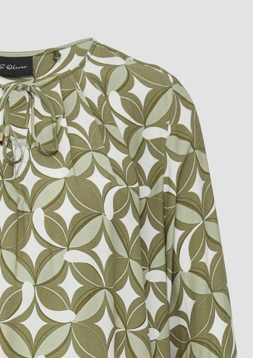 Produktbild S.Oliver Bluse Tunikabluse aus Viskose mit Faltendetails (48)