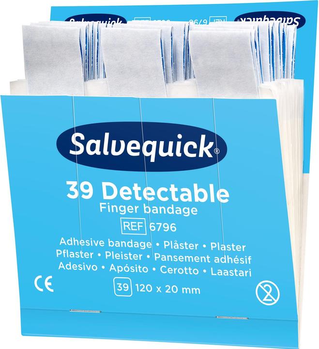 Actual product image Salvequick Refill Plaster Strips waterproof (First aid set accessories)