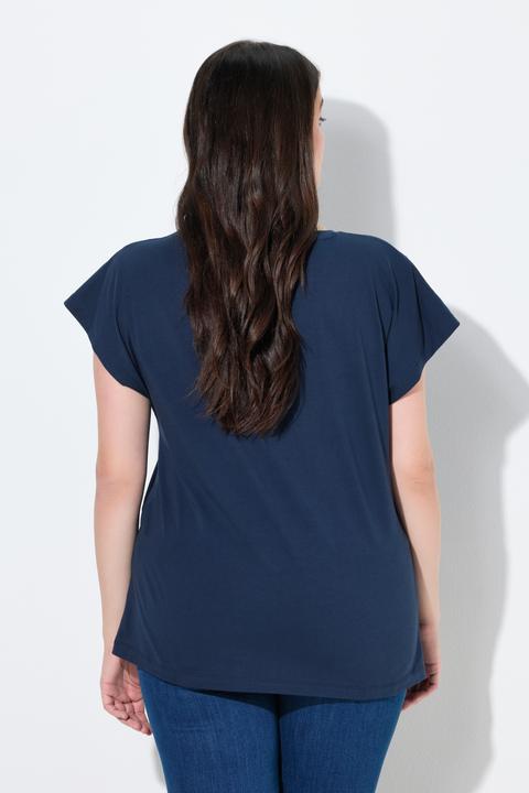 Actual product image Ulla Popken Eco Cotton Mesh Panel Tee (42, 44)