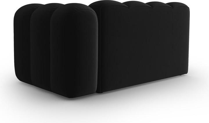 Actual product image Micadoni Velvet Right Modular Sofa, "Lupine", 2 Seats, 145x95x70Made in Europe (2 person sofa)