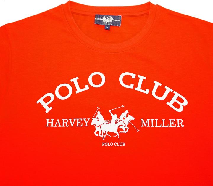 Produktbild Harvey Miller T-Shirt HRM Polo Club Shortsleeve Rundhals (L)