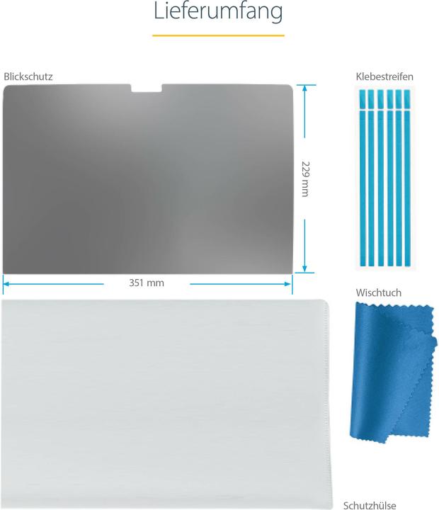Produktbild StarTech 16in Privacy Screen (13.82", 16 : 10)