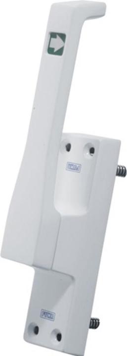 Image du produit Fuhr Verrou de porte 970 DIN droite argent anodisé alliage léger 50 mm barre ronde 10 mm