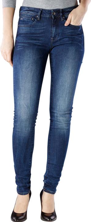Actual product image G-Star Midge Zip Mid Skinny Jeans dark aged (W28/L30)