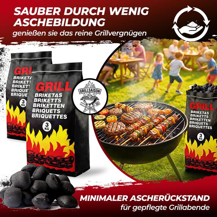 Actual product image Deuba Grillbriketts (21 kg)
