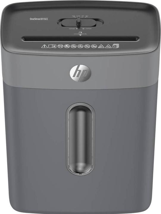 HP OneShred 815CC Aktenvernichter 8 Blatt Partikelschnitt P-4 15 l Vernichtet a (Partikelschnitt)
