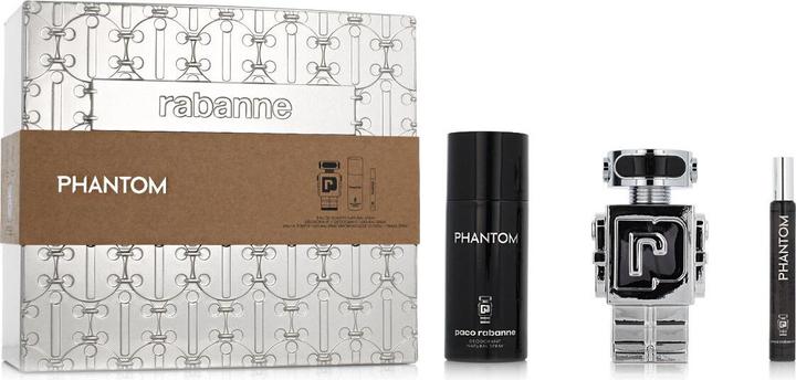 Image du produit Paco Rabanne SET Phantom Men EDT spray 100ml + DEO spray 150ml + EDT 10ml (Coffret de parfum)
