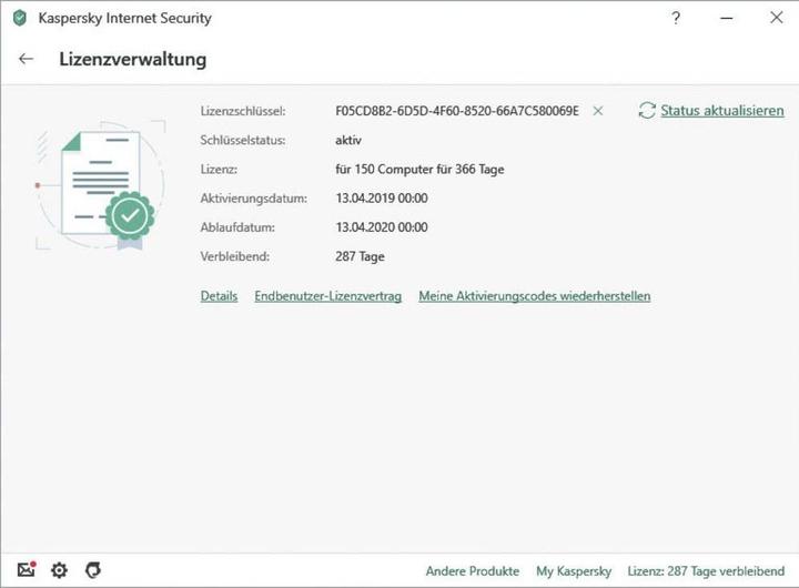 Actual product image Kaspersky Internet Security 2020 (3 User, 12 months)