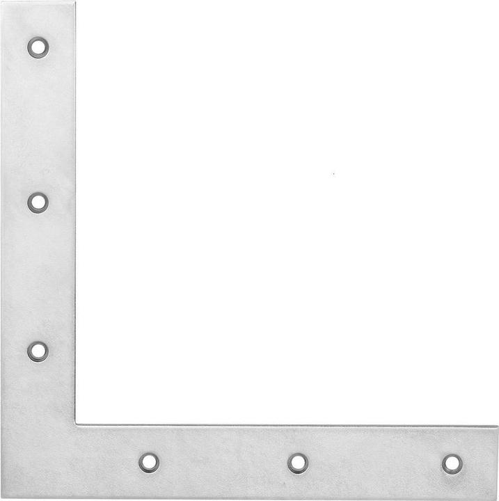 Magni Pollmann® building hardware front door angle 200 x 200 mm, light galvanised, 10 pieces