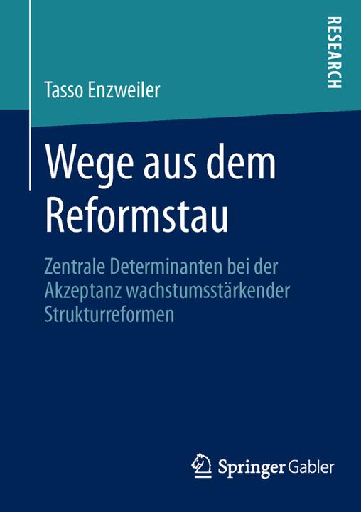 Produktbild Wege aus dem Reformstau (Deutsch, Tasso Enzweiler, 2013)