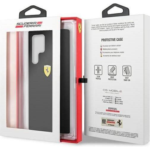 Thumbnail - Ferrari FESSIHCS22LBK S22 Ultra S908 Schwarz (Samsung Galaxy S22 Ultra), Smartphone Hülle, Schwarz