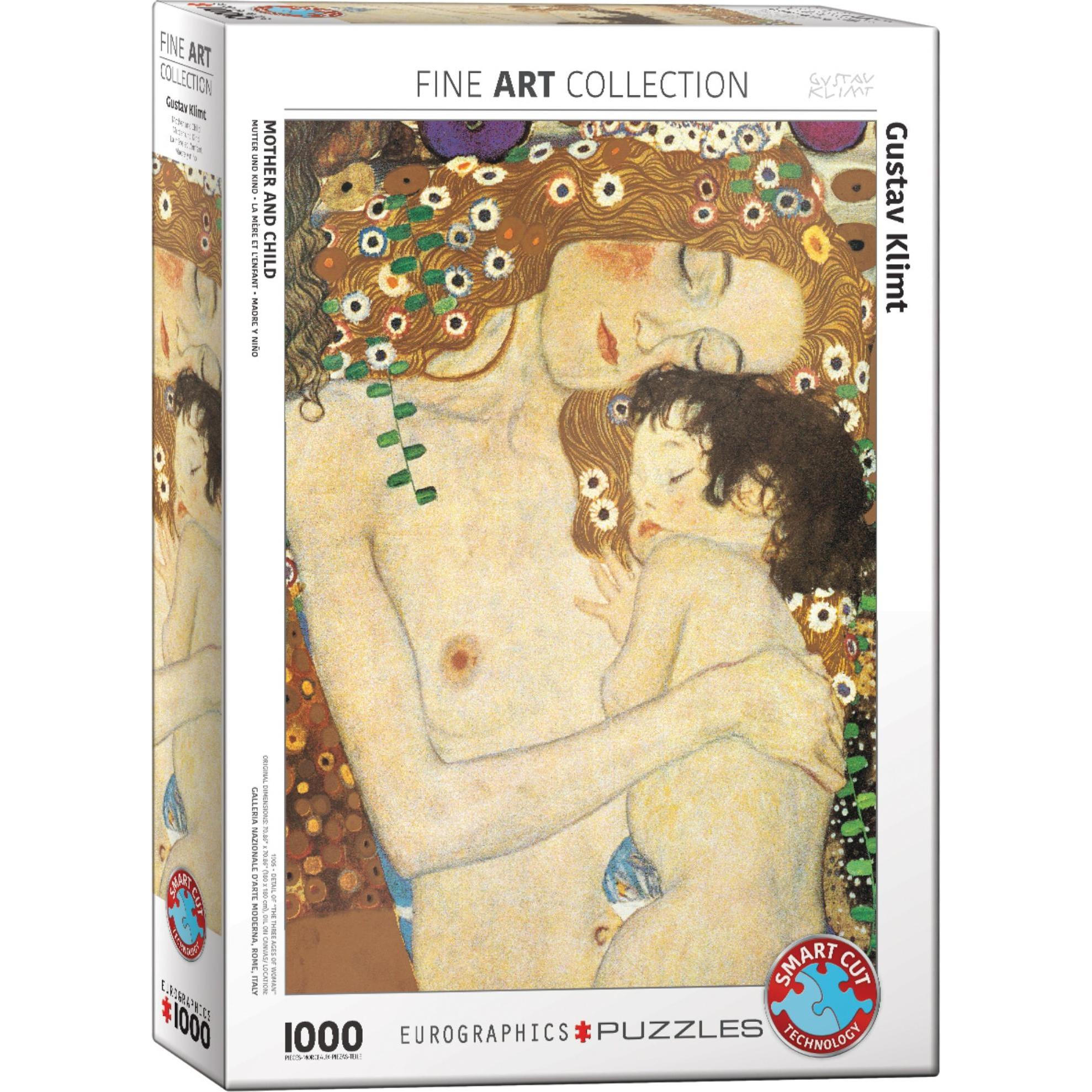 Eurographics Mutter und Kind von Klimt - Detail (1000 Teile)