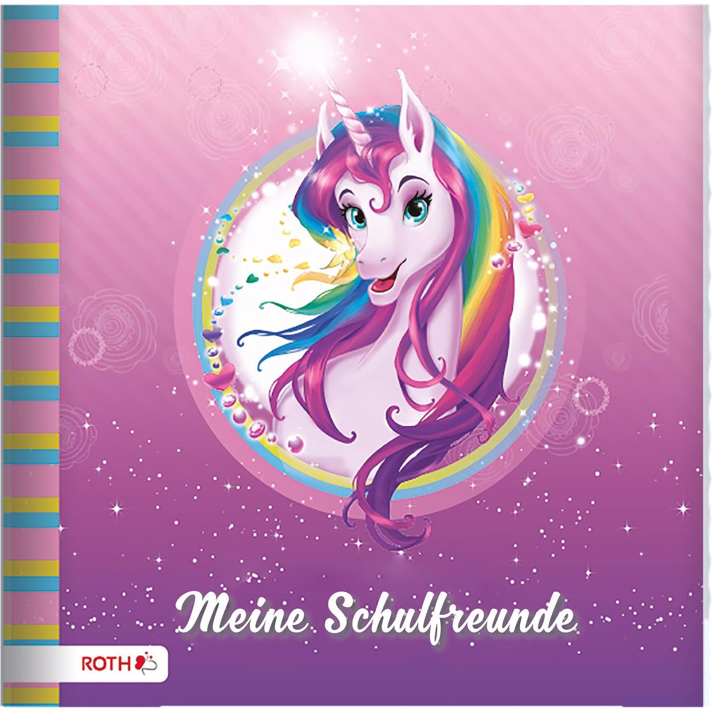 Roth, Kalender, Freundebuch Einhornportrait (165 x 165 mm)