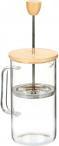 Produktbild Vivalto Teekanne aus Borosilikat mit Bambusdeckel 600ml (0.60 l)