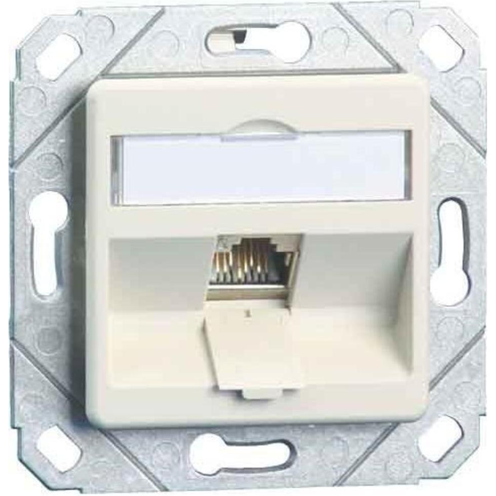 Metz Connect, Steckdose, 130B11D11102-E Steckdose RJ-45 Weiss