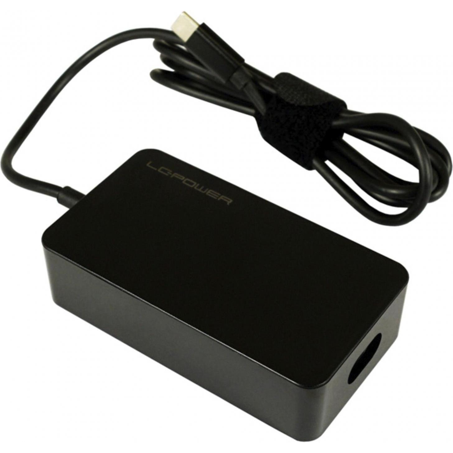 Thumbnail - LC-Power Netzteil NB Notebook-Netzteil LC-NB-PRO-45-C (45 W), Notebook Netzteil, Schwarz