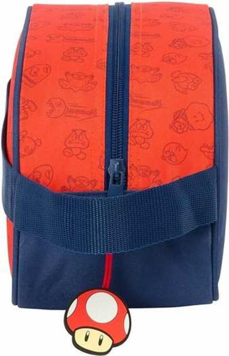 Produktbild Super Reise-Toilettentasche Mario Trick Rot Dunkelblau 26 x 15 x 12 cm