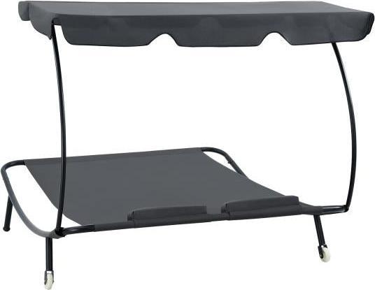 Image du produit Juskys Chaise longue double Antalya (200 cm)