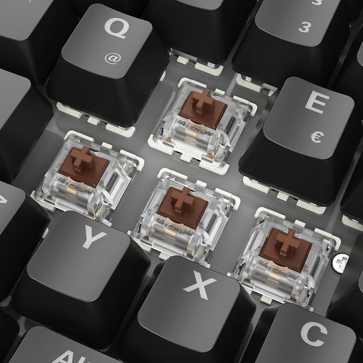 Actual product image Sharkoon SGK50 S2 bk Gateron Brown EN (DE, Cable, Wireless)