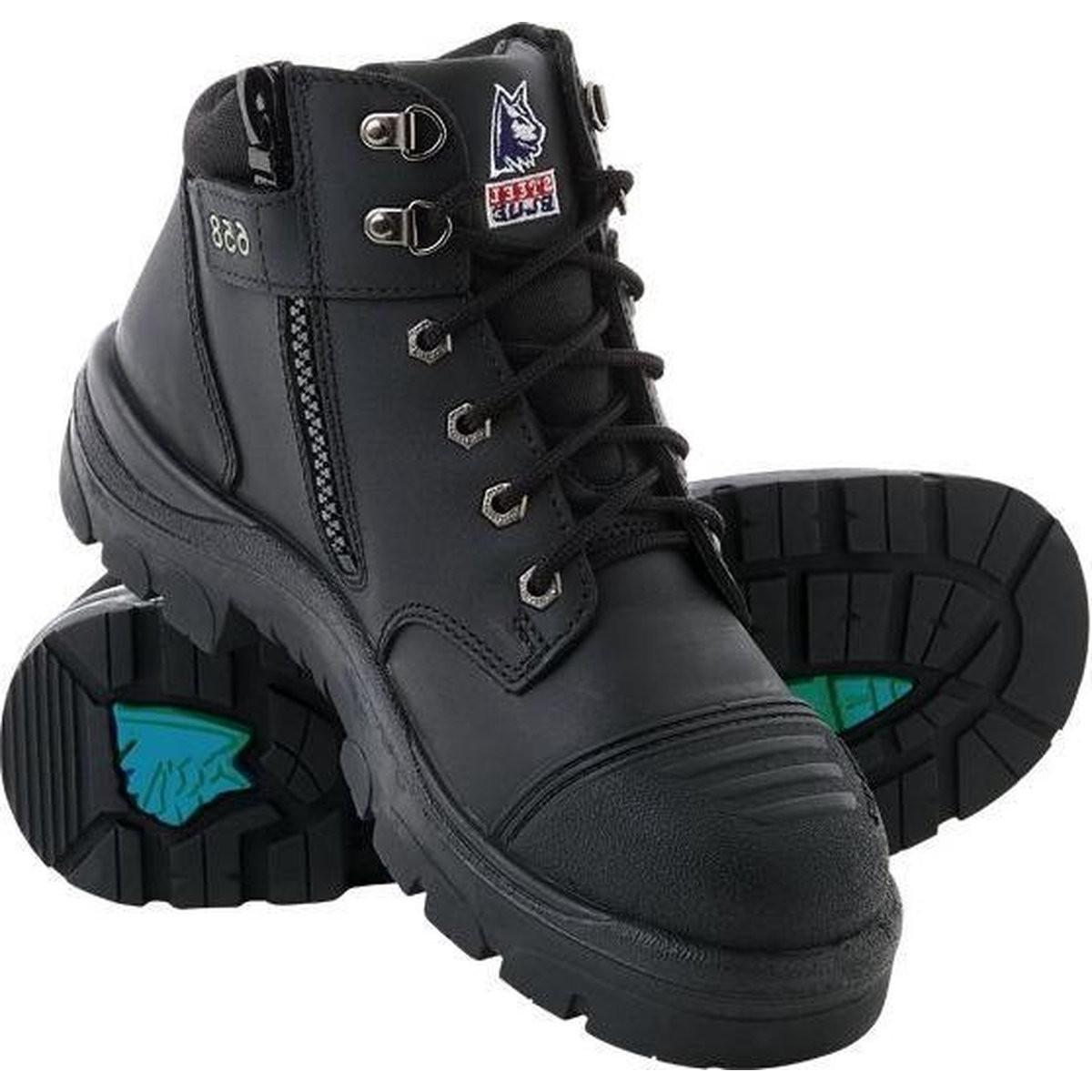 Steel Blue Parkes Werkschoen S3 Heren met Rits Tpu Zwart - maat 42 (S3, 42) (33233300)