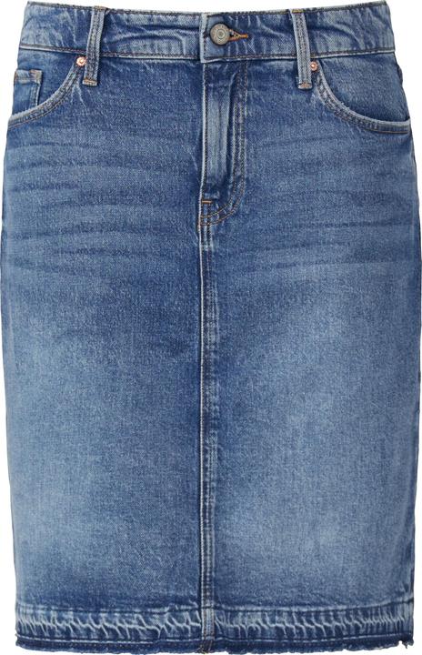 Image du produit S.Oliver Rock Kurzer Jeansrock mit offenem Saum (46)