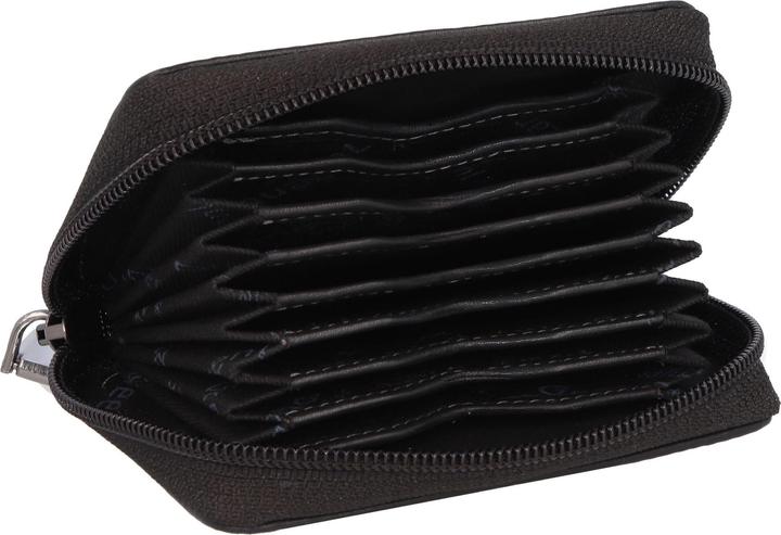 Immagine prodotto Greenland Nature Porta carte di credito RFID in nappa nera 11 cm