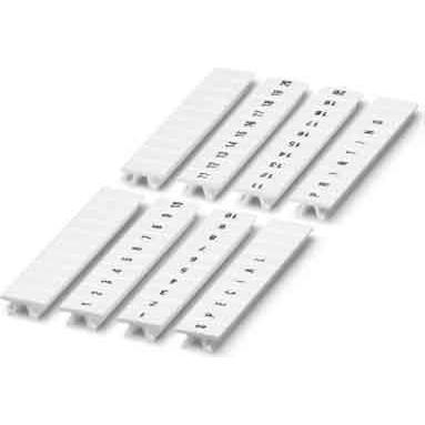 Phoenix Contact Klemmenmarkierung, Elektronikkabel + Stecker, Weiss