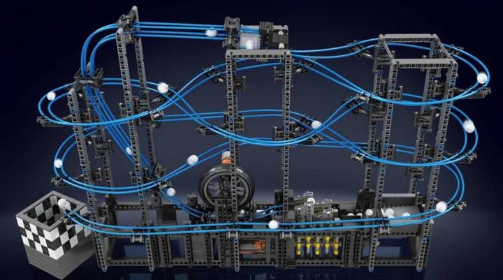 Actual product image Mould King Roller coaster (marble run)