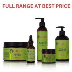 Immagine prodotto Mielle Shampoo, maschera, olio e gamma completa alla menta e rosmarino (Gel per capelli, 57 ml)