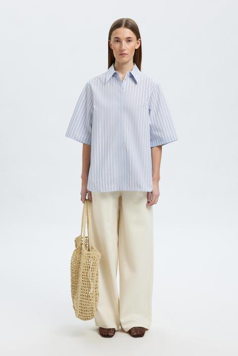 Image du produit Selected Baumwoll Kurzarmhemd (42)