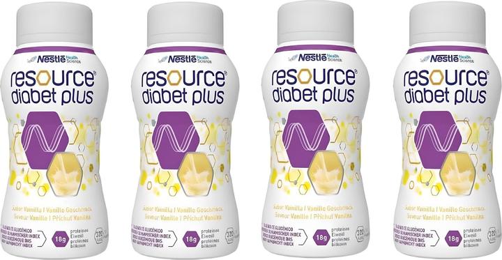 Produktbild Resource Diabet plus (Vanille, 4x)
