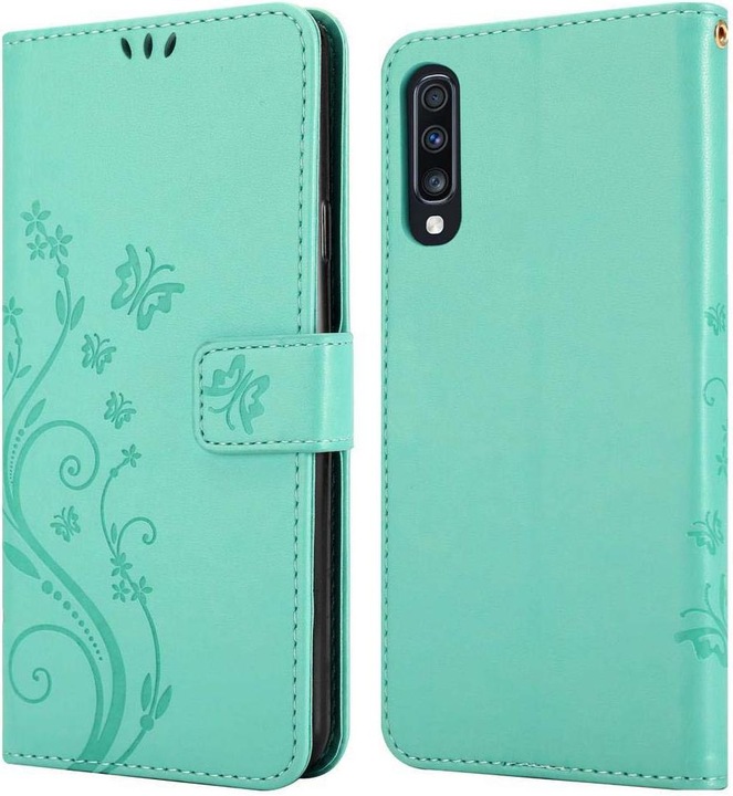 Produktbild Cadorabo Flower Book Cover (Samsung Galaxy A70)