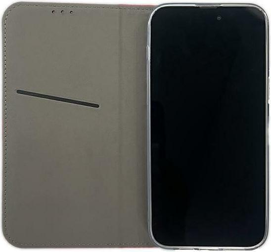 Produktbild No Name Etui Smart Magnet book iPhone 15 Pro 6.1" czerwony/red (Apple iPhone 15 Pro)