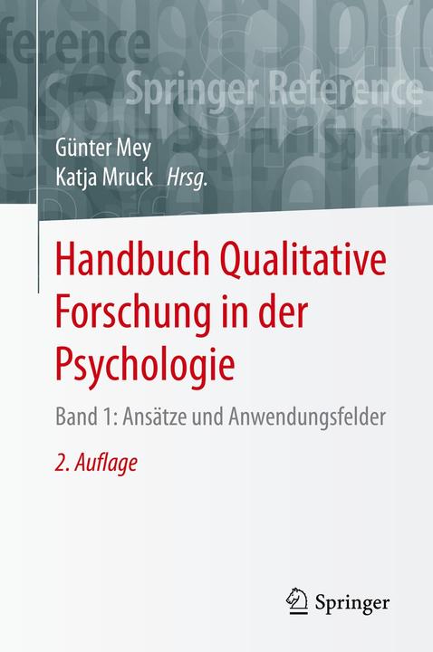 Produktbild Handbuch Qualitative Forschung in der Psychologie (Deutsch, Englisch, Günter Mey, Katja Mruck, 2020)