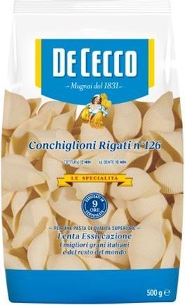 Immagine prodotto De Cecco Conchiglioni Rigati (500 g)