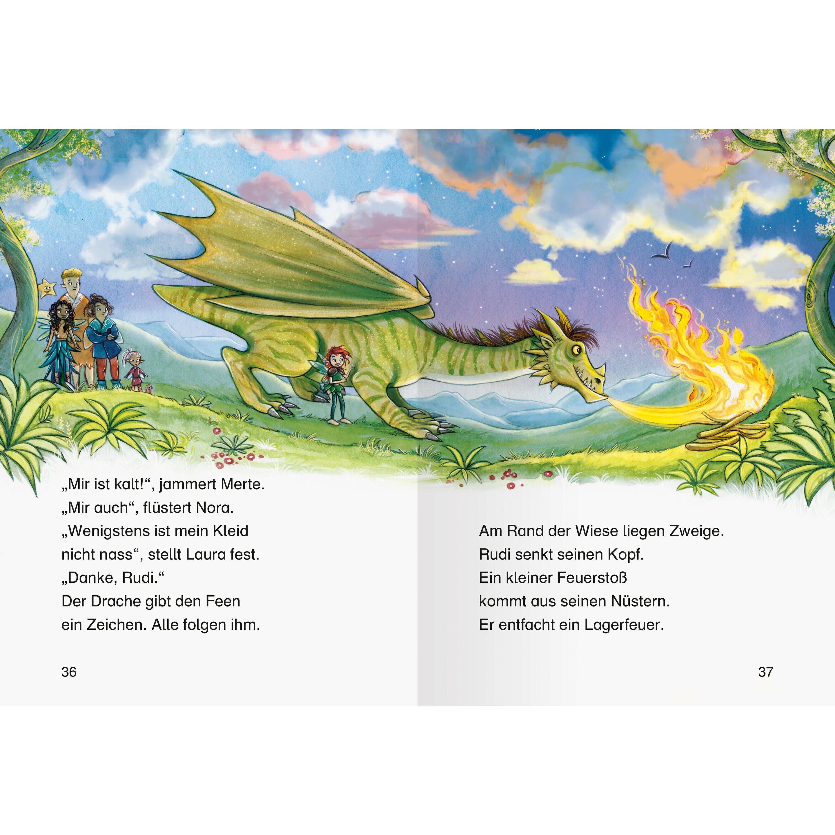 Thumbnail - Ravensburger, Babybücher, Die Waldfee und der Drache - lesen lernen mit dem Leseraben - Erstlesebuch - Kinderbuch ab 7 J...