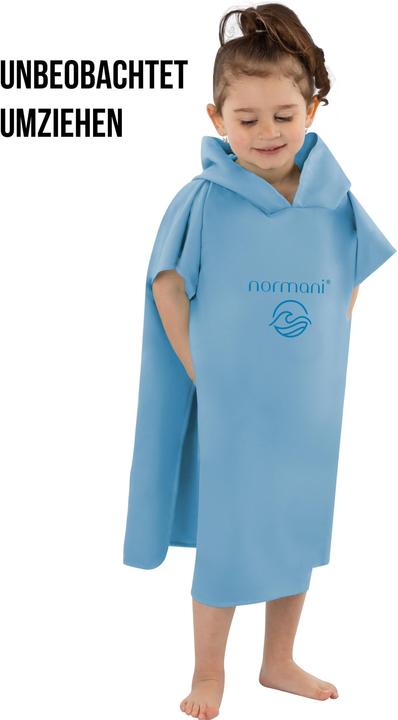 Actual product image Normani Kinder Badeponcho aus Mikrofaser Manati
