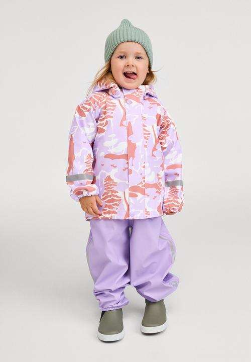 Actual product image Reima Kinder Regenhose Lammikko Blooming Lilac (86)