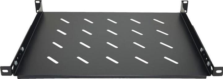 Image du produit Alantec SA-P-19-1U-350-4-C-02 Étagère fixe 19 1U profondeur 350mm noir