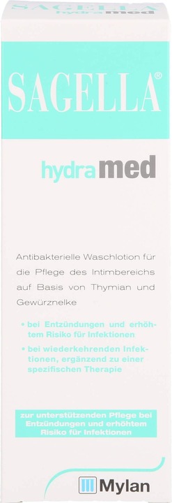Image du produit Sagella hydramed lotion lavante antibactérienne, 250 ml de lotion (250 ml, Lotion de toilette intime)
