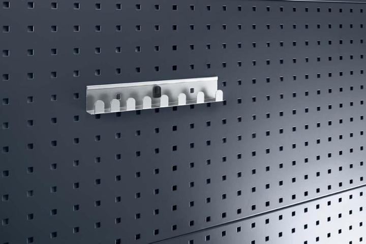 Actual product image Bott Socket spanner holder width 270 mm 8 receptacles for 1/2 inch sockets suitable for perforated plates