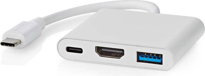 Actual product image Nedis USB Multi-Port Adapter | USB 3.2 Gen 1 | USB-C™ Plug | HDMI™ Output / USB-A Jack / USB-C (USB-C, 3 Ports)