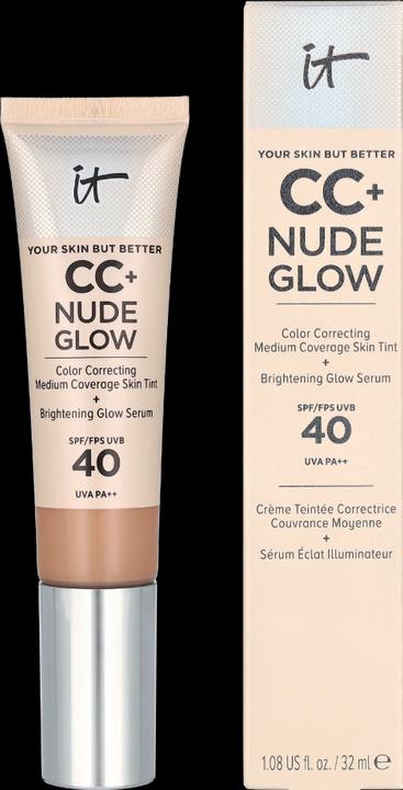 Actual product image It Cosmetics CC NUDE GLOW lightweight foundation glow serum SPF40 fair light 32 ml