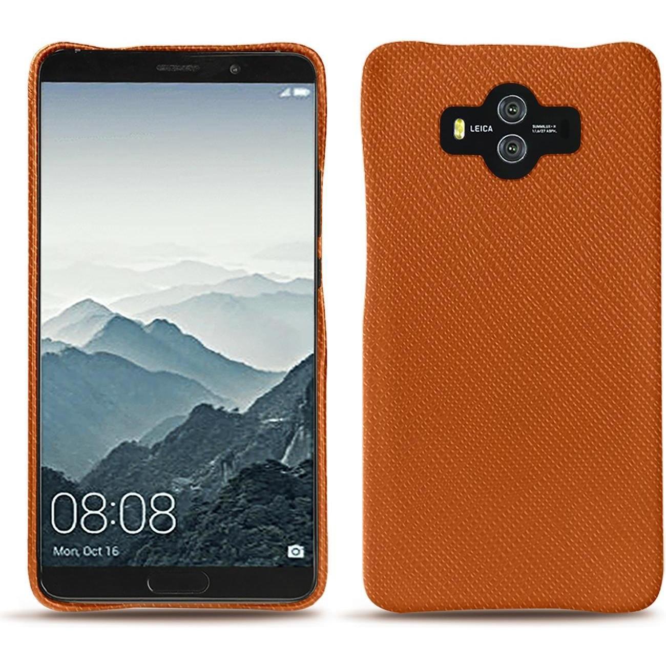 Thumbnail - Noreve Lederschutzhülle (Huawei Mate 10), Smartphone Hülle, Orange
