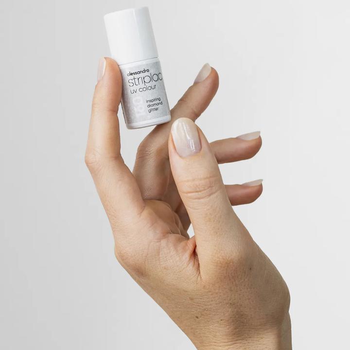 Produktbild Alessandro ALESSAN Striplac UV Colour Ins Dia 6.5ml (160 Inspiring Diamond Glitter, UV-Gel Lack)