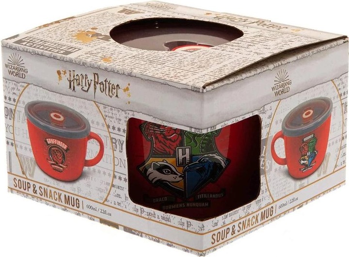 Produktbild Becher Suppe und Snacks Gryffindor