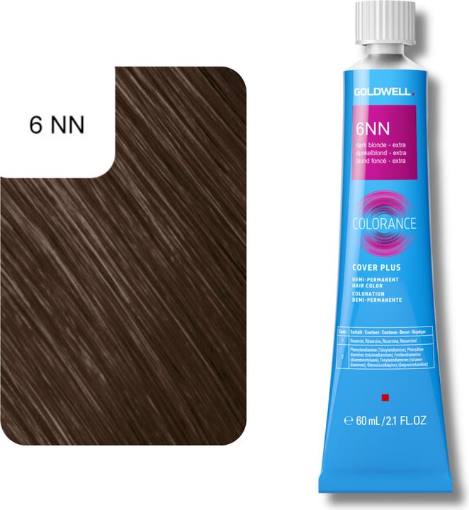Actual product image Goldwell Colorance Tube Demi-Permanente (6NN Dark blond extra)